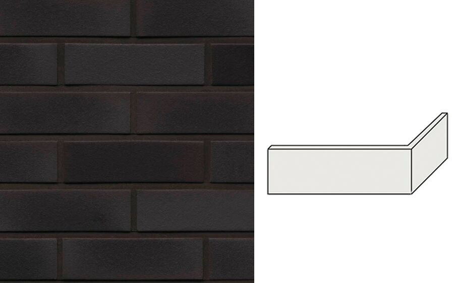 Клинкерная плитка угловая W509NF14 (240+115)x14x71мм 12шт/уп FeldHaus купить в Санкт-Петербурге