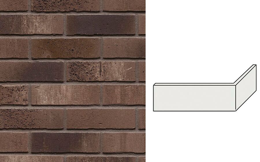 Клинкерная плитка угловая W775NF11 (240+115)x11x71мм 15шт/уп FeldHaus купить в Санкт-Петербурге