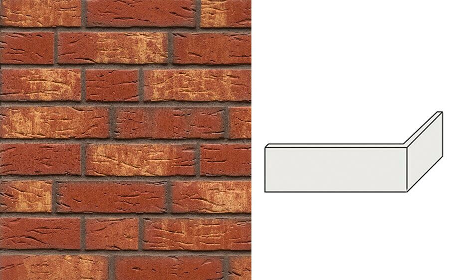 Клинкерная плитка угловая W686NF11 (240+115)x11x71мм 15шт/уп FeldHaus купить в Санкт-Петербурге