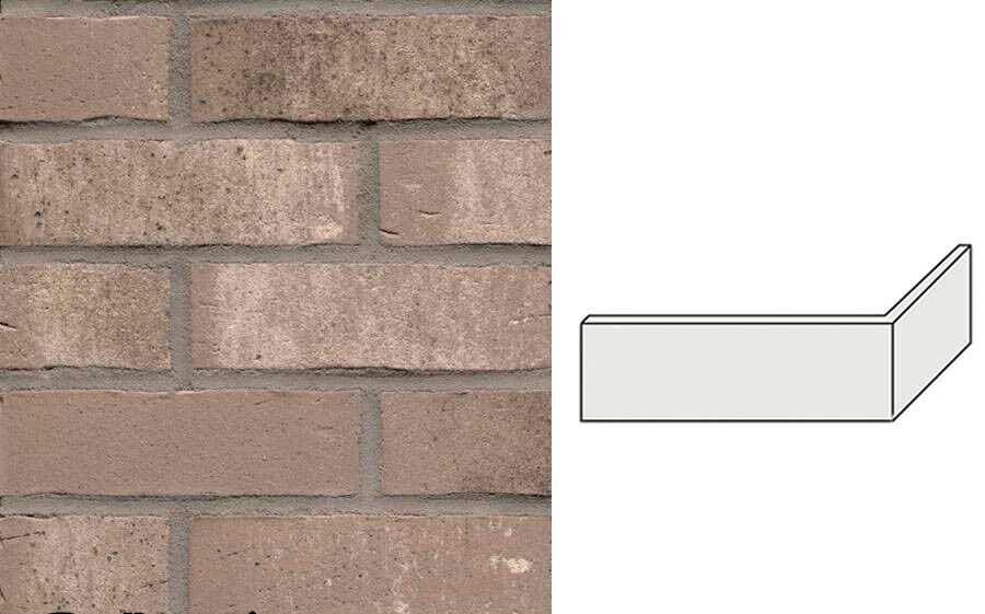 Клинкерная плитка угловая W764NF11 (240+115)x11x71мм 15шт/уп FeldHaus купить в Санкт-Петербурге
