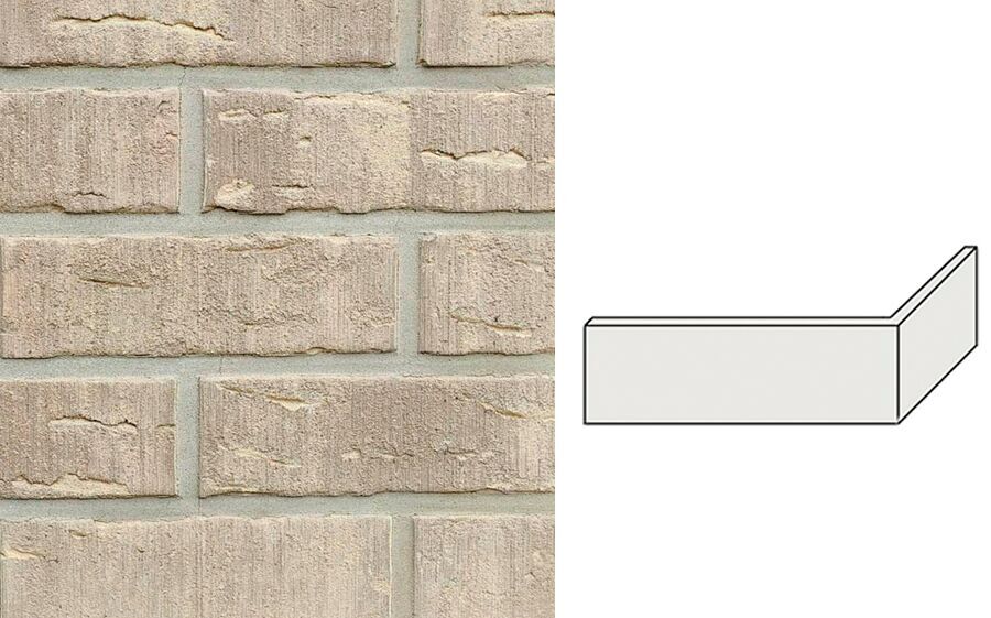 Клинкерная плитка угловая W682NF11 (240+115)x11x71мм 15шт/уп FeldHaus купить в Санкт-Петербурге