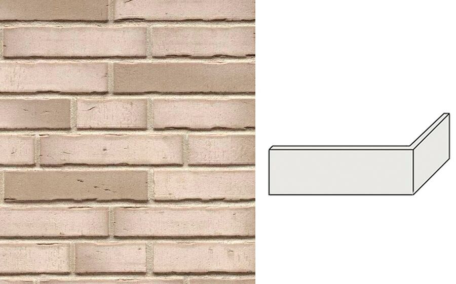 Клинкерная плитка угловая W941DF14 (240+115)x52x14мм 12шт/уп FeldHaus купить в Санкт-Петербурге