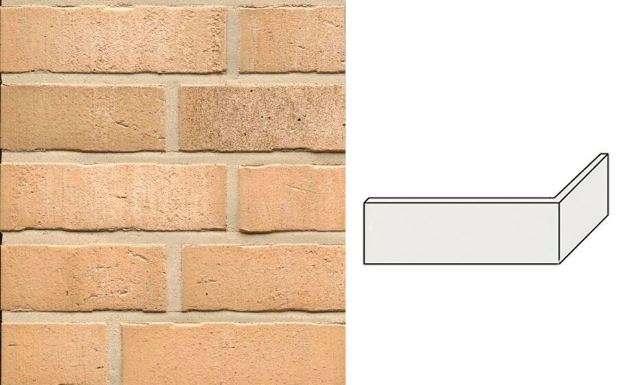 Клинкерная плитка угловая W766NF11 (240+115)x11x71мм 15шт/уп FeldHaus купить в Санкт-Петербурге