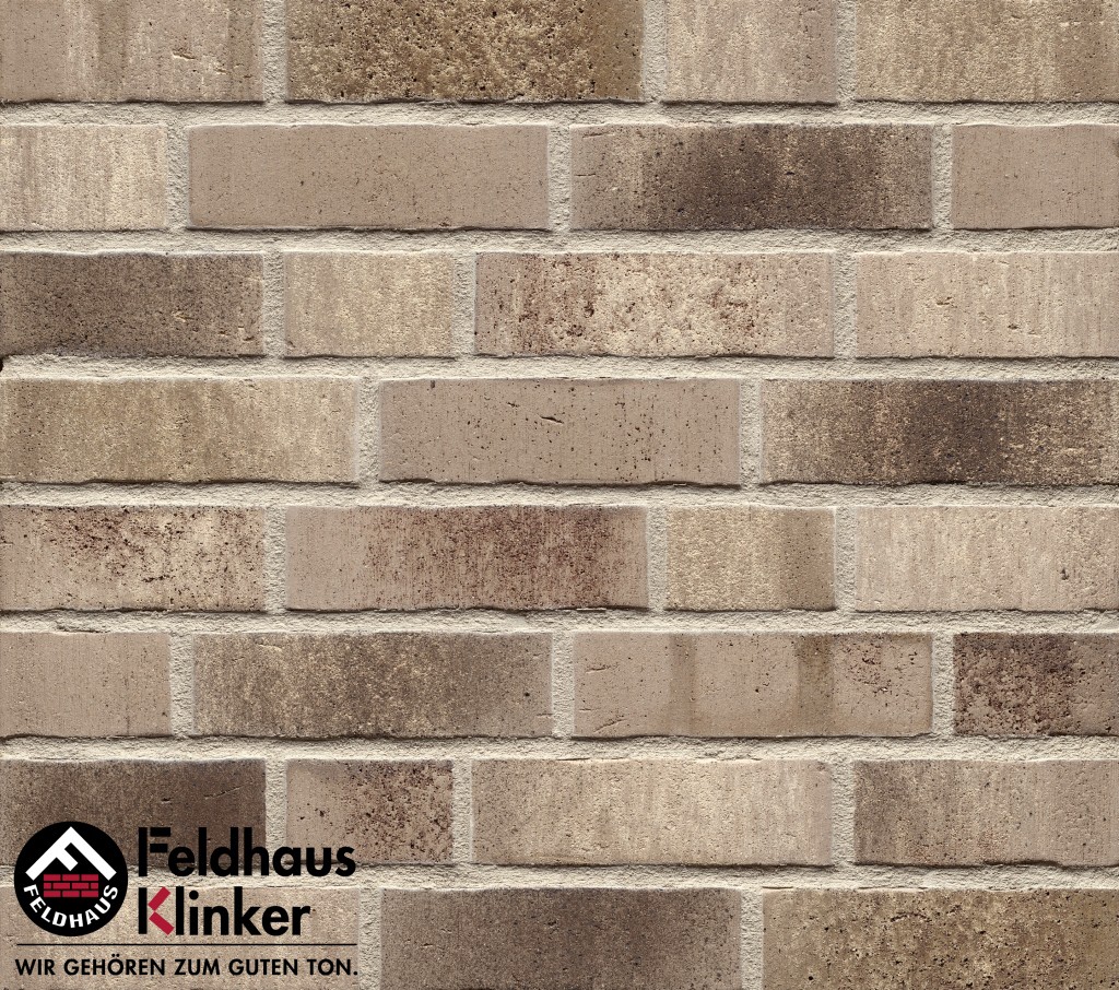 Клинкерная плитка ручной формовки Feldhaus Klinker, Vascu argo antrablanca 365х52х14 мм купить в Санкт-Петербурге