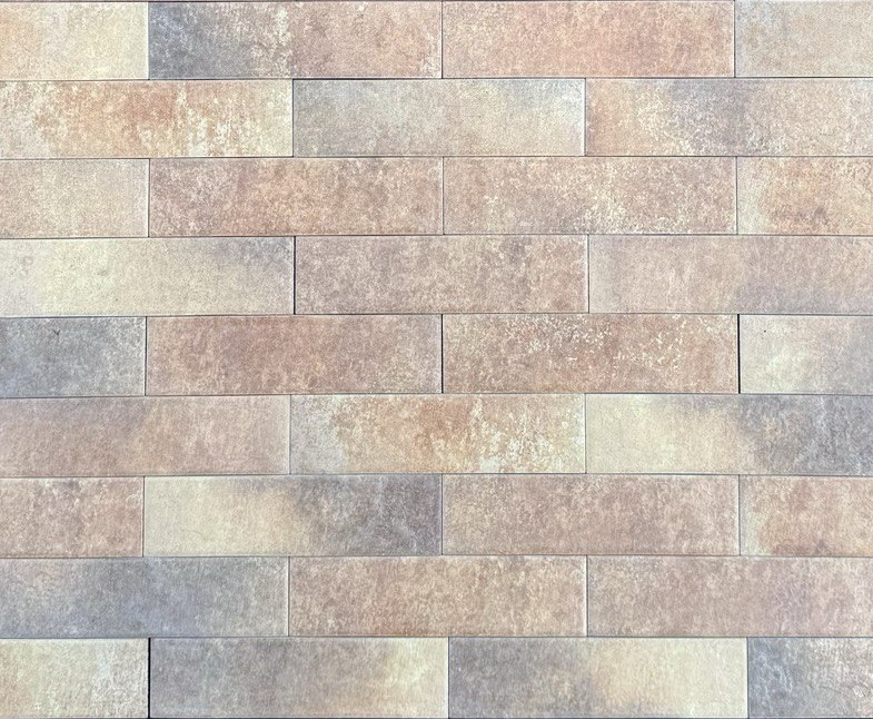 КЕРАМИН Плитка фасадная "под кирпич" 245*66*7,5мм  ОРЕГОН 3 (CURRY) 52 шт/м2/34 шт/уп купить в Санкт-Петербурге