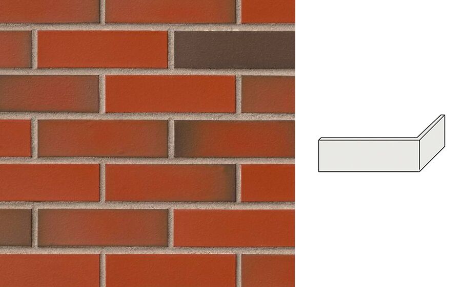 Плитка угловая WESTERWALD bunt glatt NF угол 240x9x71x115мм Bannbersheid Roben купить в Санкт-Петербурге