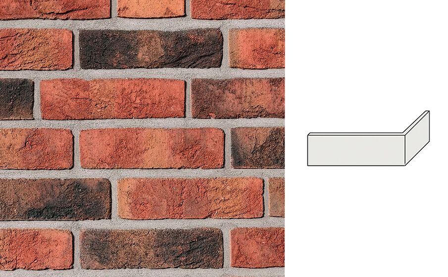 Плитка угловая FORMBAСK graphit-bunt NF угол 240x14x71x115мм Querenstede Roben купить в Санкт-Петербурге