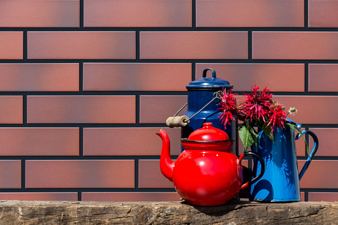 Плитка клинкерная под кирпич Elewacja gladka country wisnia plus 24.5х6.5х0.65 мат 32шт/упак Cerrad купить в Санкт-Петербурге