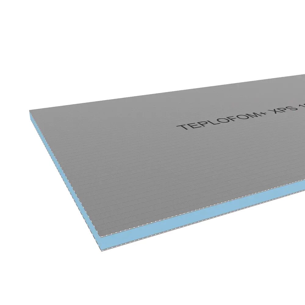 Конструкционная панель Teplofom+ 10 XPS 2500х600х10 мм двусторонний слой купить в Санкт-Петербурге