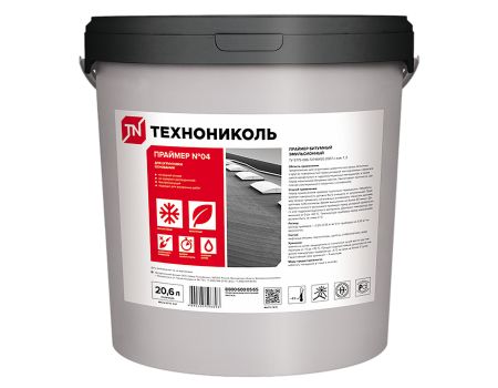 Sale Праймер битумный ТехноНИКОЛЬ №04, морозостойкий  18кг купить в Санкт-Петербурге