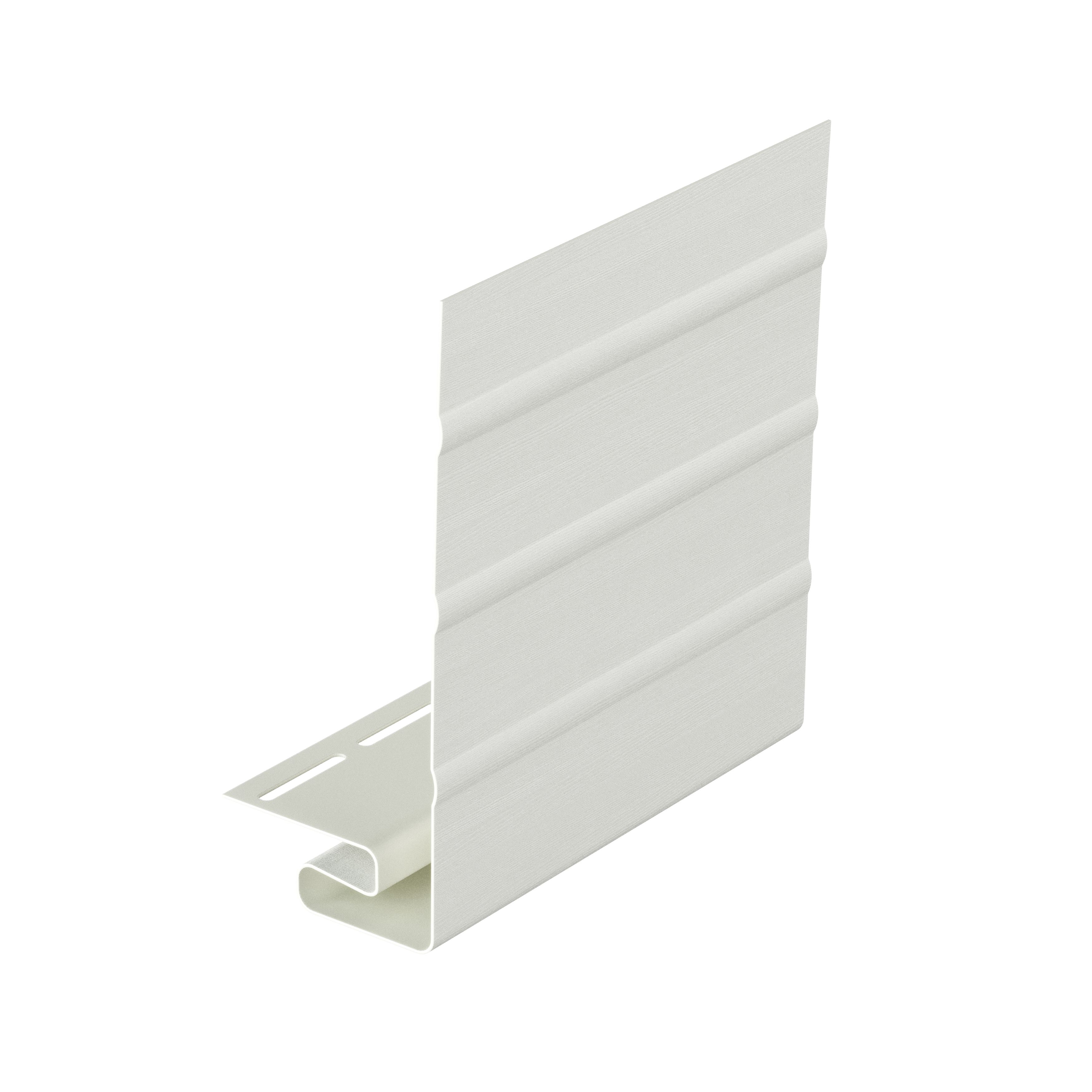 Ветровая доска + j-профиль (J фаска) Docke, цвет пломбир купить в Санкт-Петербурге