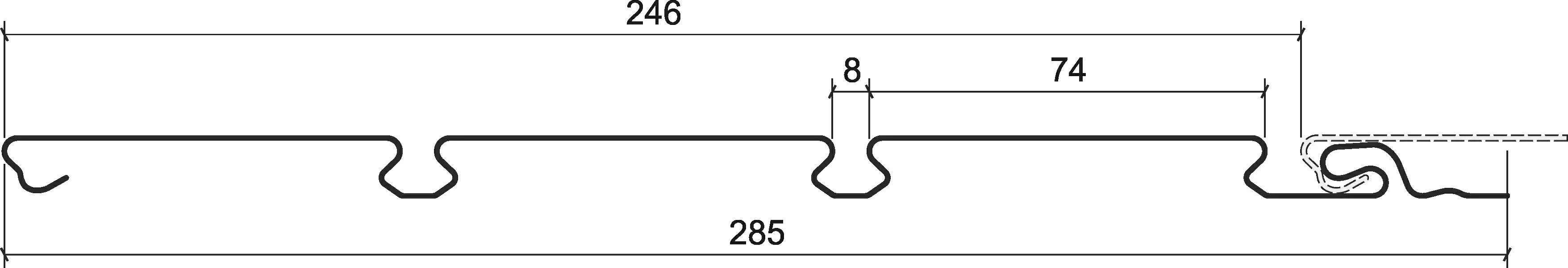Софит Grand Line Estetic со скрытой перфорацией белый купить в Санкт-Петербурге