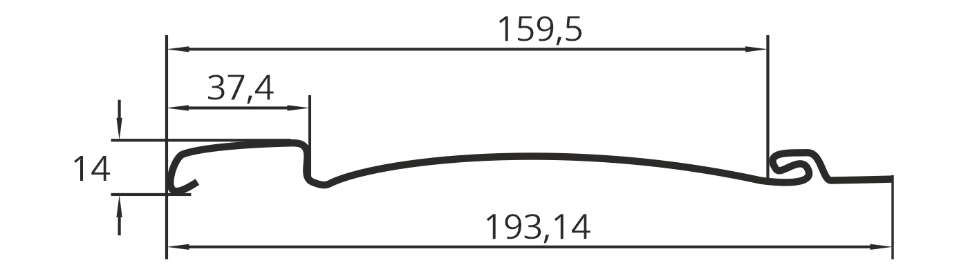 Сайдинг Grand Line Classic Color Plus Вертикальный S6,3 3.0 купить в Санкт-Петербурге
