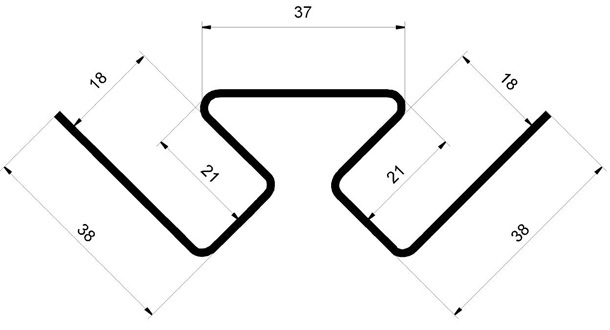 Внутренний угол 3,0 Grand Line белый купить в Санкт-Петербурге