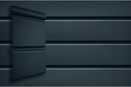 Сайдинг виниловый Grand Line Double-брус 3000х291мм Графит Acryl Premium купить в Санкт-Петербурге