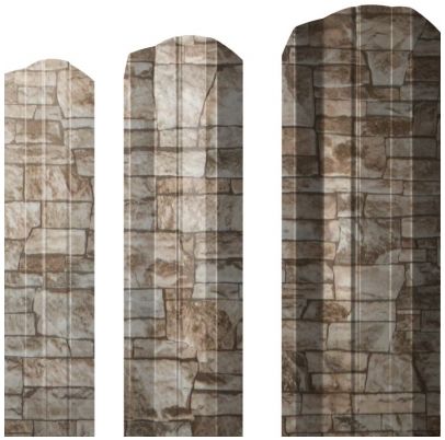 Металлический штакетник М-образный фигурный Colority Print купить в Санкт-Петербурге