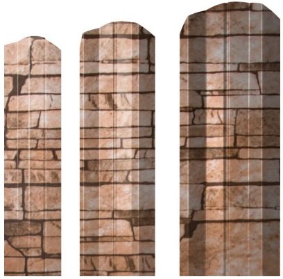 Металлический штакетник М-образный фигурный Colority Print купить в Санкт-Петербурге