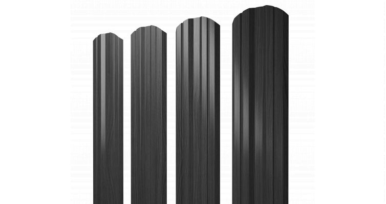 Металлический штакетник Twin фигурный Rooftop Matte купить в Санкт-Петербурге