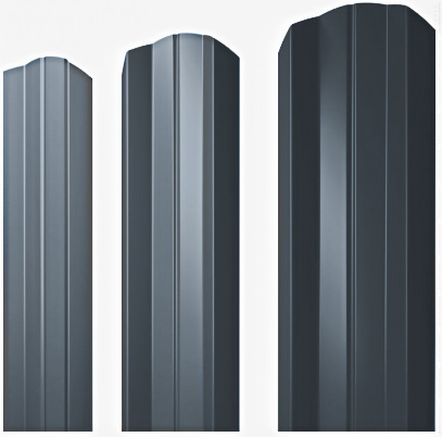 Металлический штакетник М-образный фигурный Rooftop Matte купить в Санкт-Петербурге