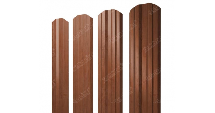 Металлический штакетник Twin фигурный Print Elite купить в Санкт-Петербурге