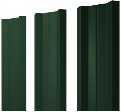 Металлический штакетник М-образный прямой PE Atlas X купить в Санкт-Петербурге