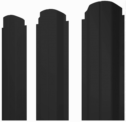 Металлический штакетник П-образный фигурный Rooftop Matte купить в Санкт-Петербурге