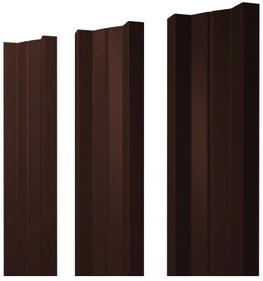 Металлический штакетник М-образный прямой GreenCoat Pural Matt BT купить в Санкт-Петербурге