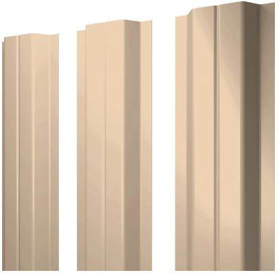 Металлический штакетник П-образный прямой PE Satin купить в Санкт-Петербурге