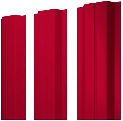 Металлический штакетник П-образный прямой PE 0.45мм купить в Санкт-Петербурге