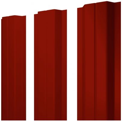 Металлический штакетник П-образный прямой GreenCoat Pural BT купить в Санкт-Петербурге