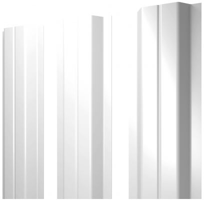 Металлический штакетник П-образный прямой Drap купить в Санкт-Петербурге