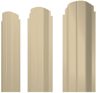 Металлический штакетник П-образный фигурный PE 0.45мм купить в Санкт-Петербурге