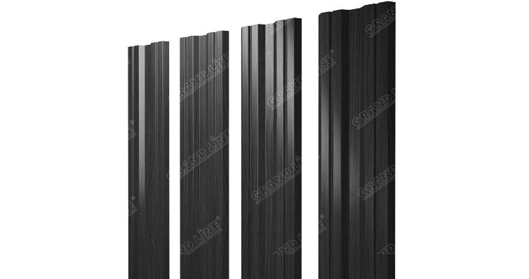 Металлический штакетник Twin прямой Drap купить в Санкт-Петербурге