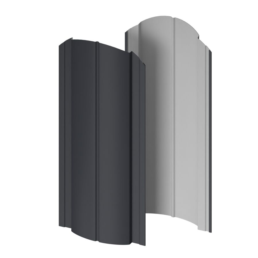 Штакетник МП Э-118-О фигурный 0.40мм ПЭ {длины по списку} купить в Санкт-Петербурге