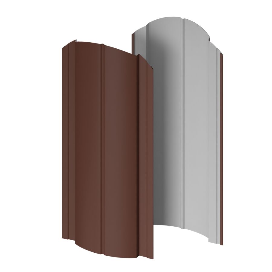 Штакетник МП Э-118-О фигурный 0.45мм ПЭ {длины по списку} купить в Санкт-Петербурге