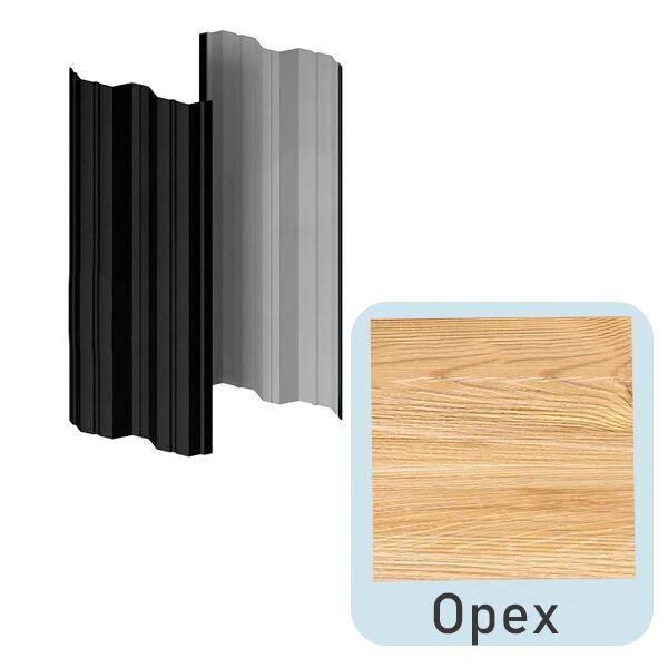 Штакетник МП М-111-Т прямой 0.45мм Ecosteel Texture {длины по списку} купить в Санкт-Петербурге