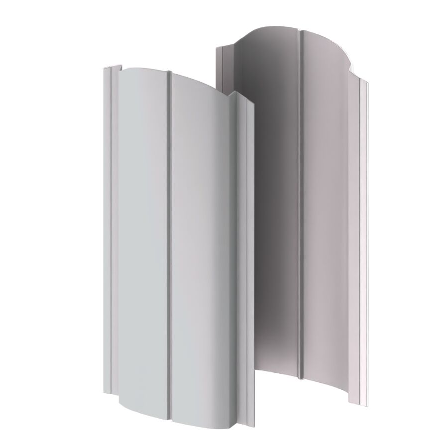 Штакетник МП ELLIPSE-O-БР фигурный 0.50мм Norman {длины по списку} купить в Санкт-Петербурге