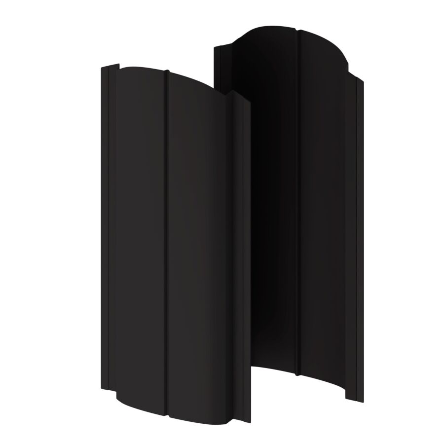 Штакетник МП ELLIPSE-O фигурный 0.40мм ПЭ матовый двусторонний {длины по списку} купить в Санкт-Петербурге