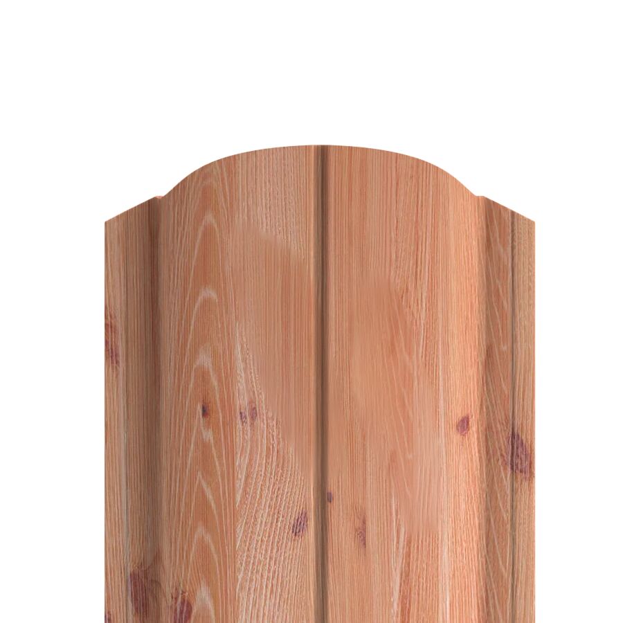 Штакетник МП ELLIPSE-O-БР фигурный 0.45мм Ecosteel Texture {длины по списку} купить в Санкт-Петербурге