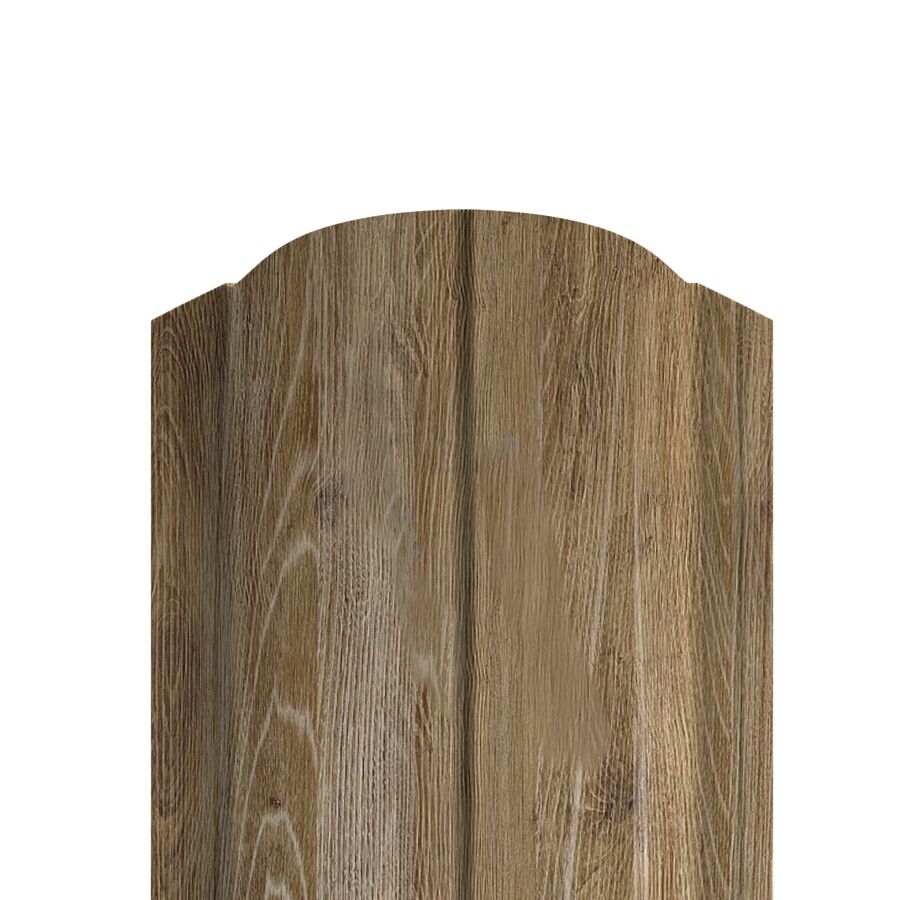 Штакетник МП ELLIPSE-O-БР фигурный 0.45мм Ecosteel Texture {длины по списку} купить в Санкт-Петербурге