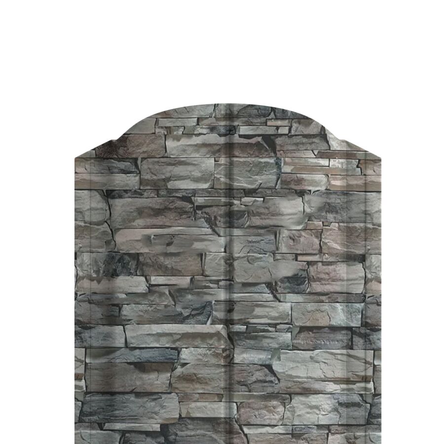 Штакетник металлический МП ELLIPSE-O фигурный Ecosteel купить в Санкт-Петербурге