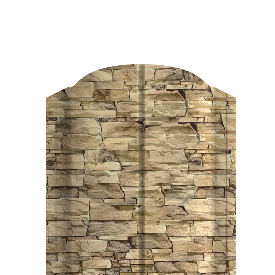 Штакетник металлический МП ELLIPSE-O фигурный Ecosteel купить в Санкт-Петербурге