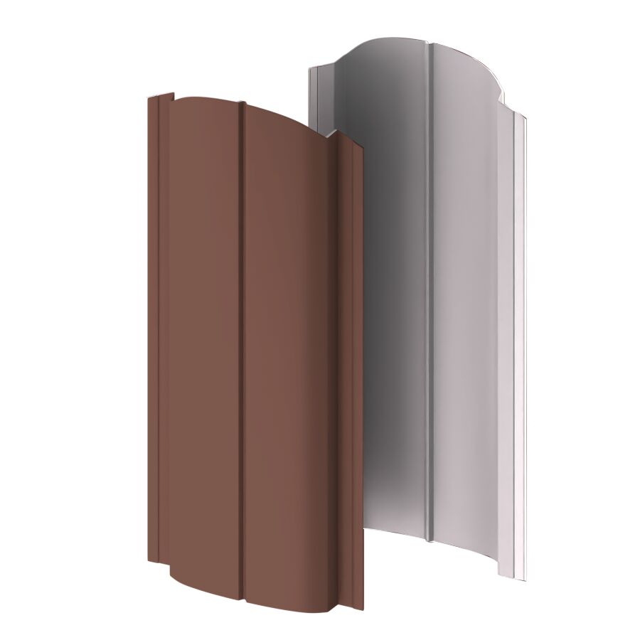 Штакетник металлический МП ELLIPSE-O фигурный Valori купить в Санкт-Петербурге