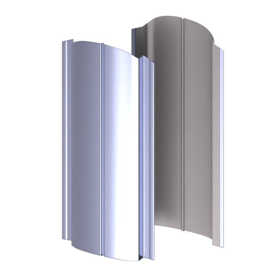 Штакетник металлический МП ELLIPSE-O фигурный PURMAN купить в Санкт-Петербурге