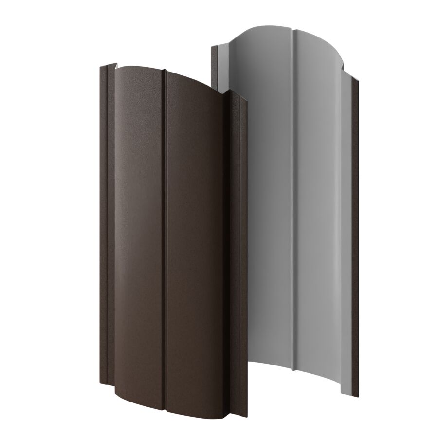 Штакетник МП ELLIPSE-O-БР фигурный 0.50мм Valori {длины по списку} купить в Санкт-Петербурге