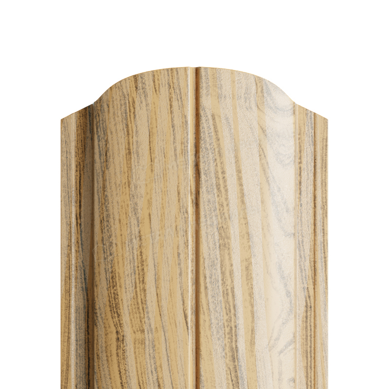 Штакетник МП ELLIPSE-O-БР фигурный 0.50мм Сосна Ecosteel Texture {длины по списку} купить в Санкт-Петербурге