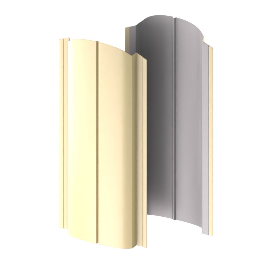 Штакетник металлический МП ELLIPSE-O фигурный NormanMP купить в Санкт-Петербурге