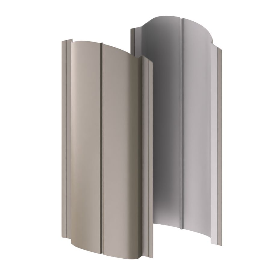 Штакетник МП ELLIPSE-O фигурный 0.45мм ПЭ {длины по списку} купить в Санкт-Петербурге