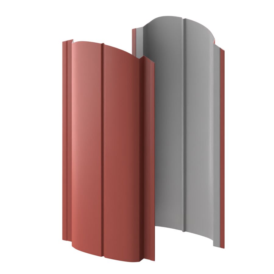 Штакетник металлический МП ELLIPSE-O фигурный PE 0,45мм купить в Санкт-Петербурге