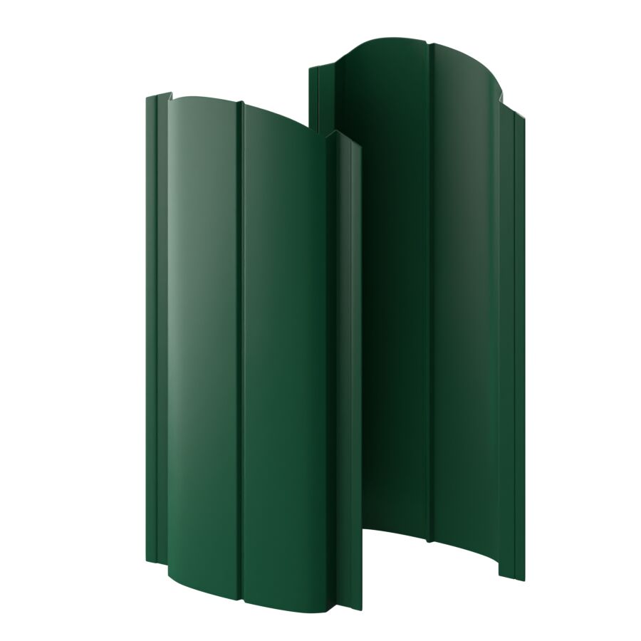 Штакетник МП ELLIPSE-O-БР фигурный 0.45мм ПЭ двусторонний {длины по списку} купить в Санкт-Петербурге